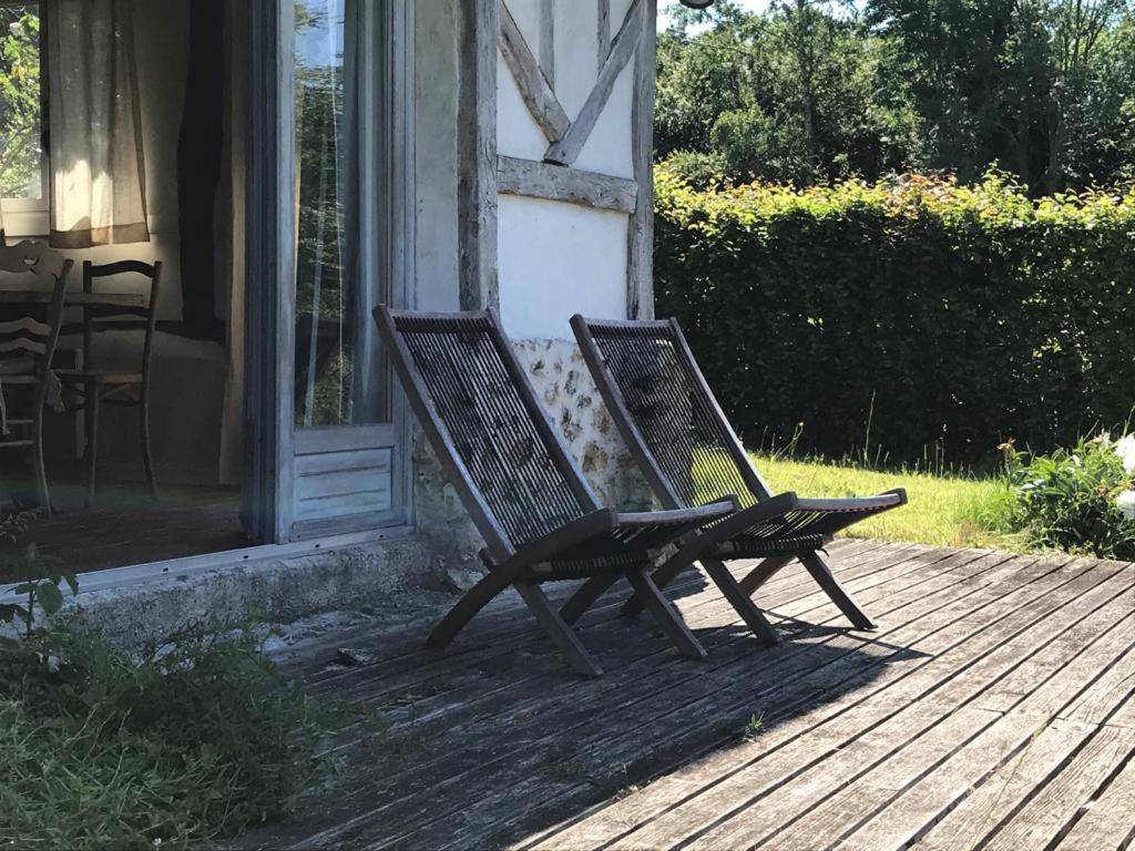 Chaumiere Aux Portes D'Honfleur Manneville-la-Raoult Bagian luar foto